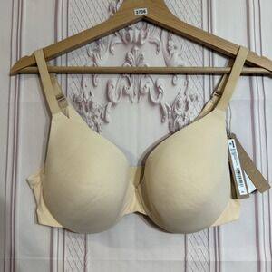 Skims Smoothing Intimates Full Coverage Lightly Lined Bra Sz 34C Sand NWT $56